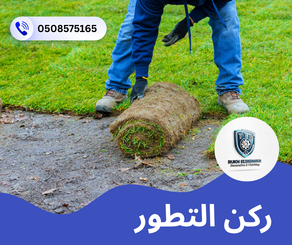 تركيب عشب طبيعي في الشارقة